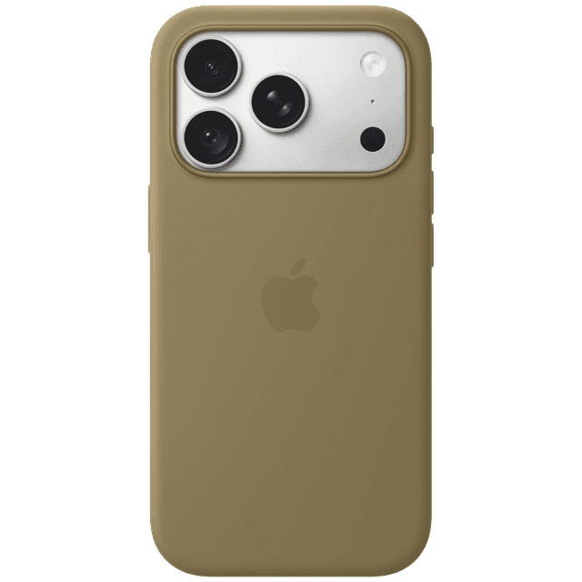 Apple Silicone Magsafe Cover Voor Apple Iphone 18 Pro 17 Pro Olive