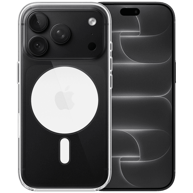 Apple Iphone 18 Pro - 5g 256 Gb Black + Clear Magsafe Cover Transparant Smartphone Bundle