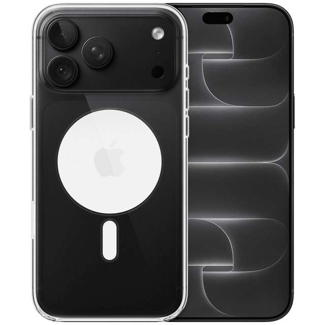 Apple Iphone 18 Pro Max - 256 Gb Black + Clear Magsafe Cover Transparant Smartphone Bundle