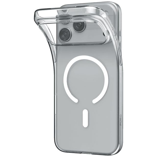 PURO GRS 0.3 Mag Cover Telefoonhoesje voor Apple iPhone 18 Pro Max Transparant