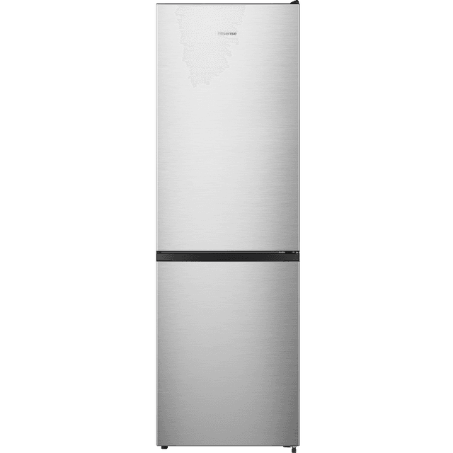HISENSE RB3N300NECA - Koel-vriescombinatie - breedte 59.5 cm - hoogte 187.3 cm - inhoud 304 l - NoFrost Koel-vriescombinatie RVS Look