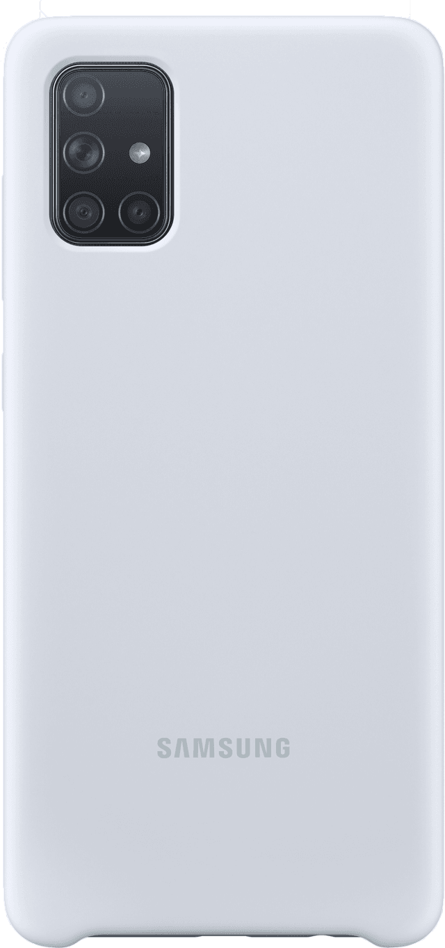 SAMSUNG Galaxy A71 Silicone Cover Zilver