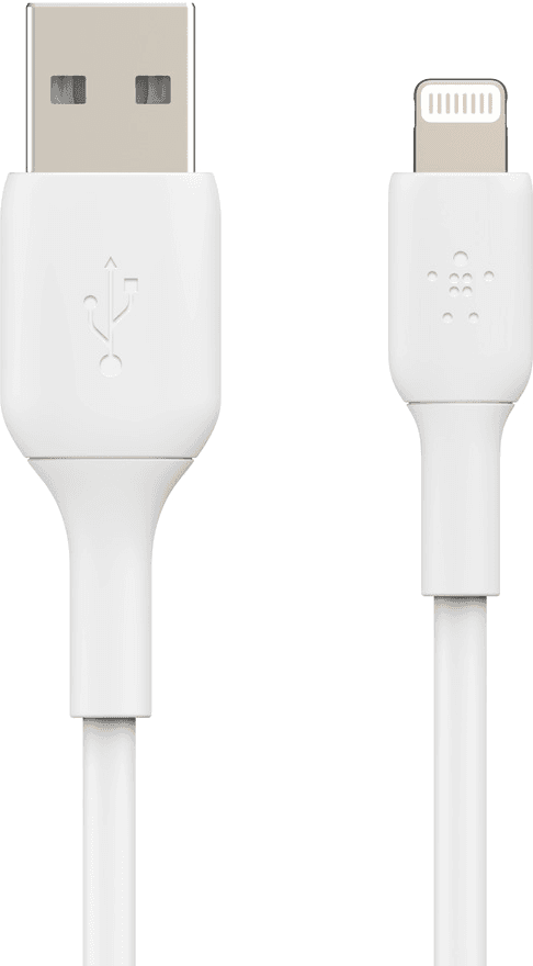Belkin USB-A naar Lightning Oplaadkabel 2 m voor iPhone - Wit