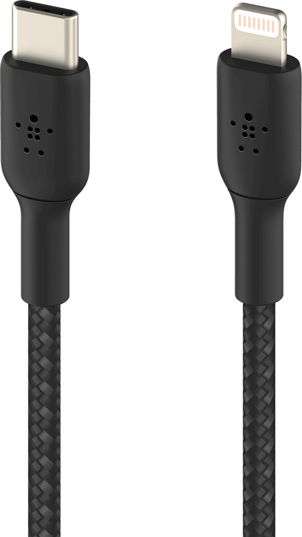 Belkin USB-C naar Lightning Oplaadkabel Gevlochten 1 m met snelladen voor iPhone - Zwart — afbeelding 1