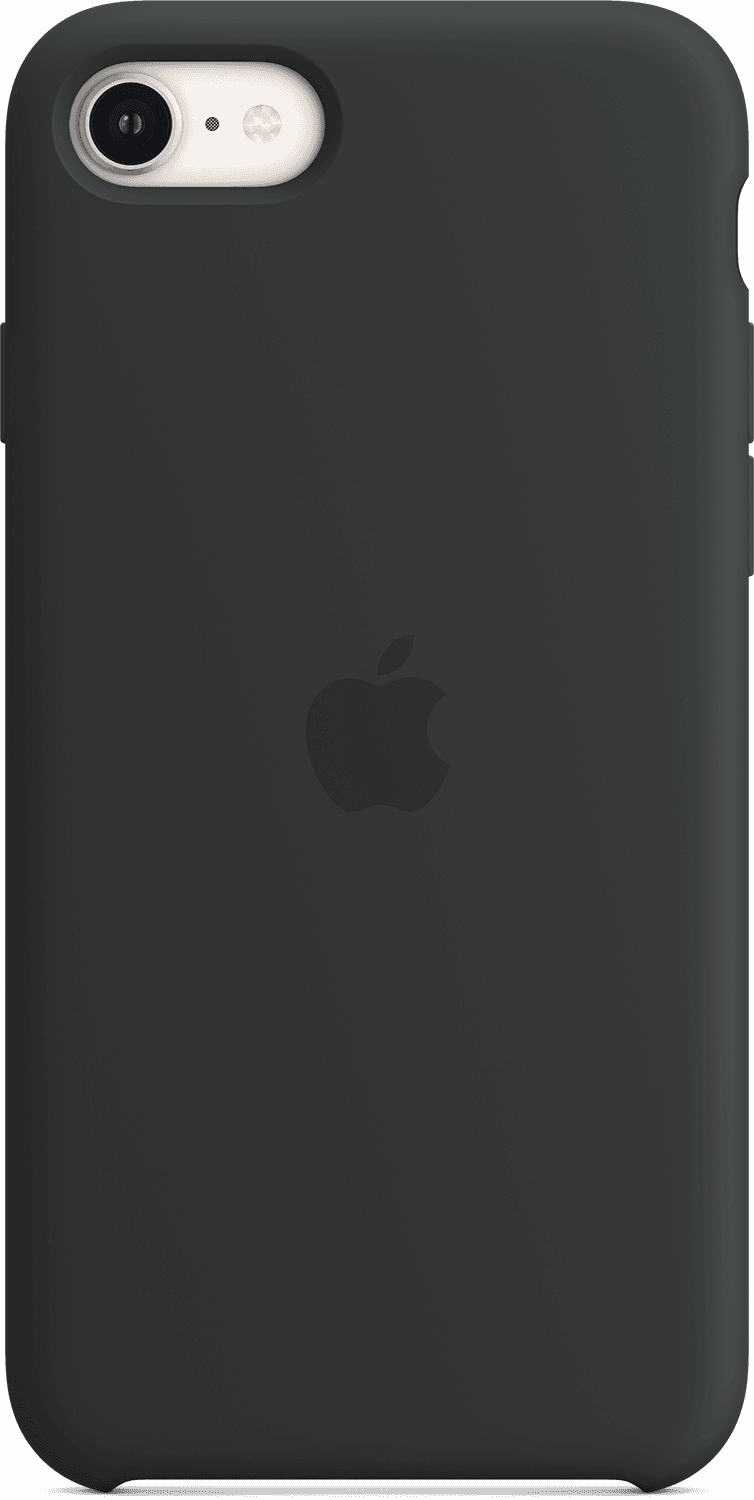 Apple Iphone Se Siliconen Case Middernacht — afbeelding 1