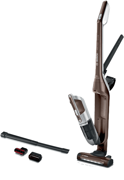 BOSCH BCH3K2852 Flexxo 4 Gen 2 - Steelstofzuiger incl. kruimelzuiger - Accuduur 55 min - Bruin