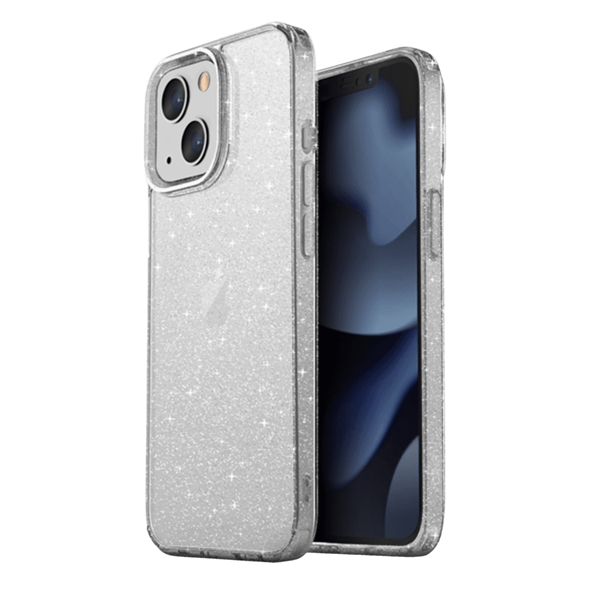 UNIQ Lifepro Xtreme Tinsel Case voor iPhone 13 Transparant — afbeelding 1