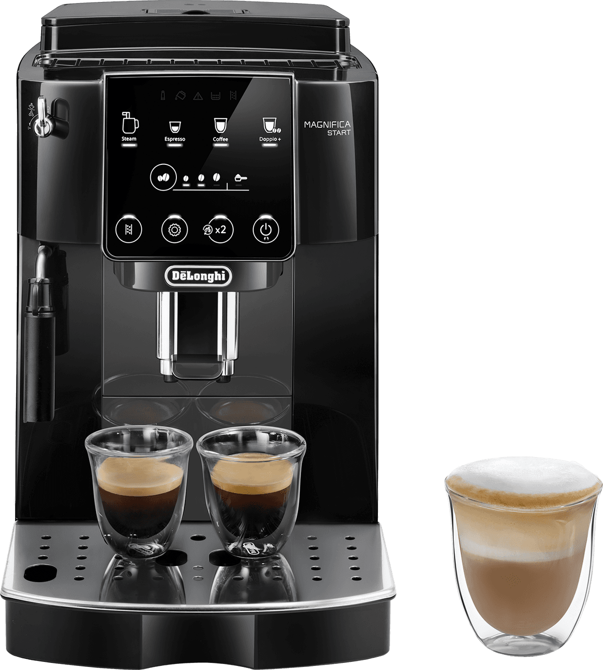 DE LONGHI Magnifica Start ECAM220.21.BG - Volautomatische espressomachine - Zwart Grijs — afbeelding 1