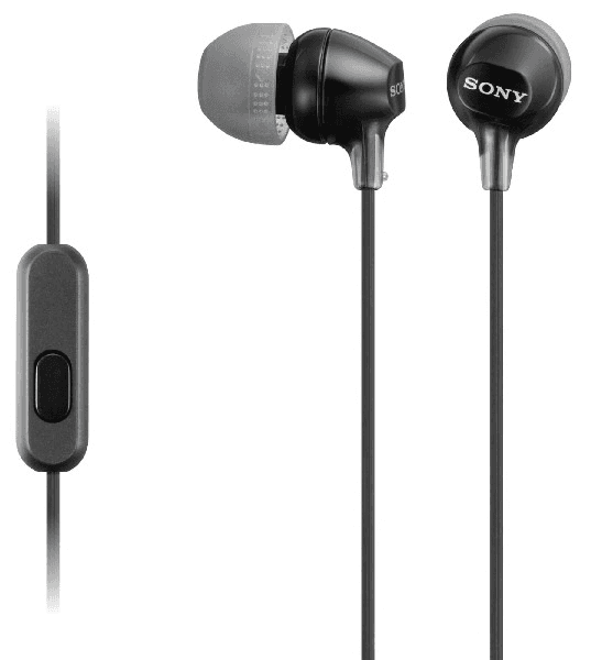 SONY MDREX15APB.CE7 In-ear Bedrade oordopjes Zwart — afbeelding 1