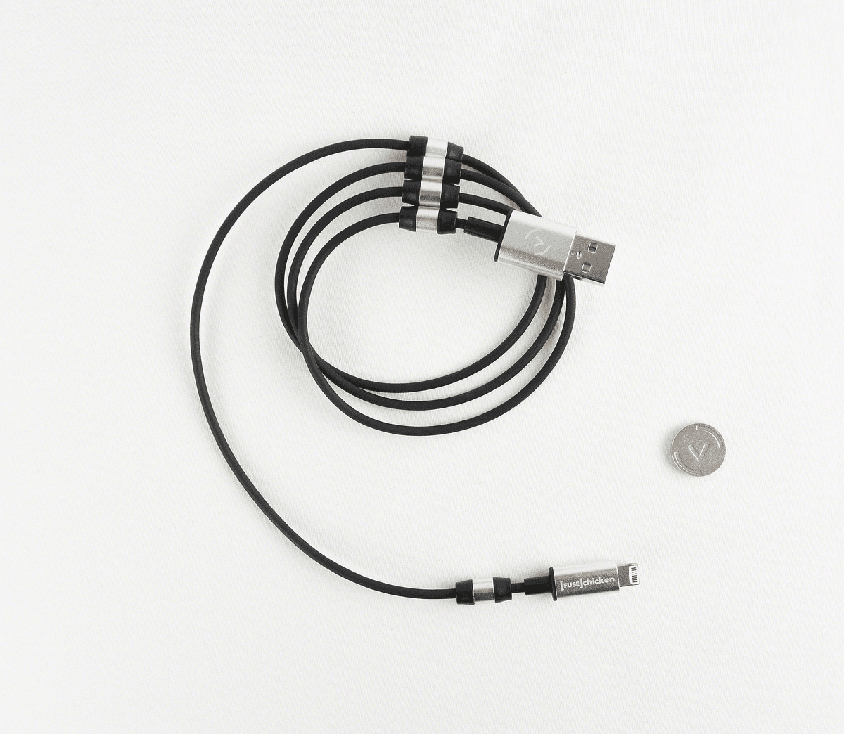 FUSECHICKEN Rivet Charge Lightning Zilver — afbeelding 1