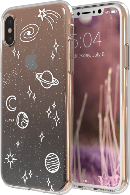 FLAVR iPlate Cosmic Happenings iPhone X