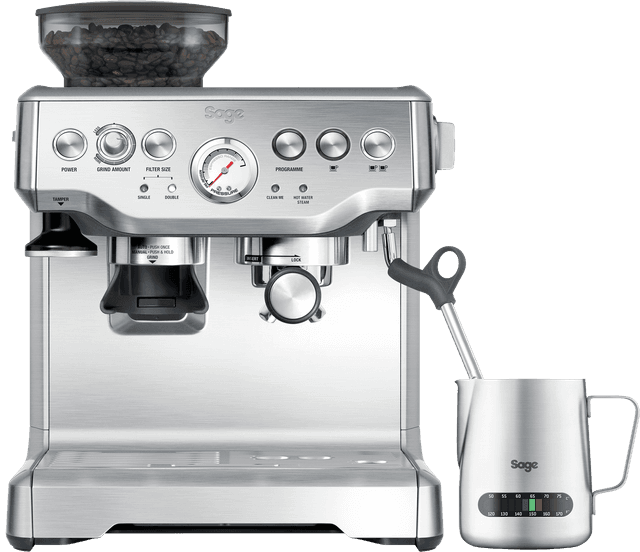 SAGE  The Barista Express - Volautomatische espressomachine - Zilver