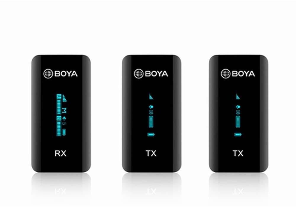 Boya BY-XM6-S2 Wireless Microphone 2.4 Ghz 2x transmitter |  | 6971008029215 — afbeelding 1
