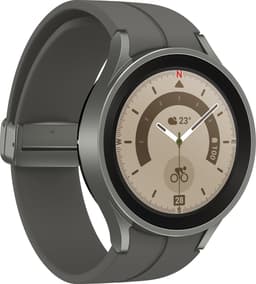 Samsung Galaxy Watch5 Pro - Wifi - Smartwatch heren en dames - 45 mm - Titanium — thumbnail 3