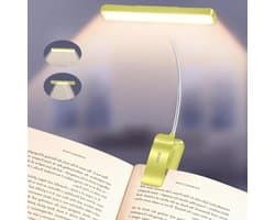 Led Boeklamp - Leeslamp Cliplamp - Avond Lezen - 32 LEDs Flexibele Arm - 31.4 cm - Smaragdgroen