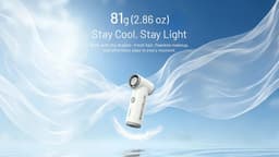 Nitecore NEF Nano Ventilator Oplaadbaar Slate gray — thumbnail 3