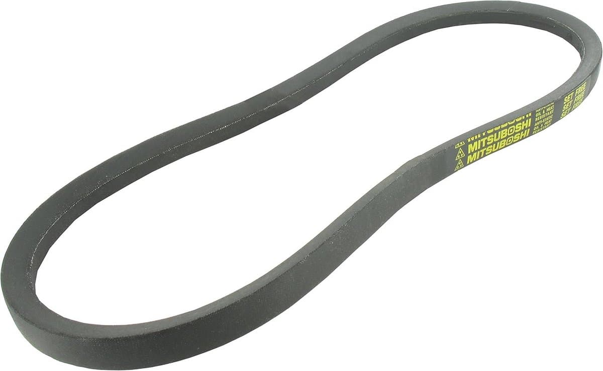 V-riem glad - Trapezium riem - Grasmaaier onderhoud - Standaard A-serie - 1080mm lengte - Zwart — afbeelding 1