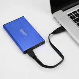 Externe Harde Schijf - Draagbare Opslag - Bestanden Opslaan - Supersnelle USB 3.0 - 1 TB - Blauw — thumbnail 4