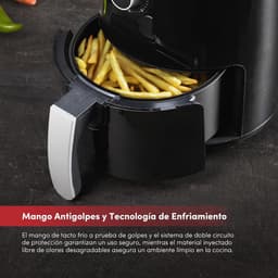 Luchtfriteuse - Compacte friteuse - Gezond koken - Veelzijdige temperatuur - 25 Liter - Zilver — thumbnail 5