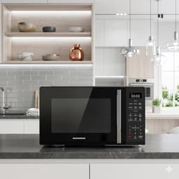 Combimagnetron met Grill - Hetelucht Airfryer - Snel Koken - 4-in-1 Functie - 23 Liter - Zwart — thumbnail 2
