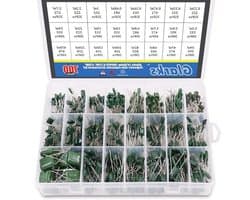 Assortiment van 700PCS Polyester Film Condensatoren van 0.22NF tot 470NF voor Elektronica Projecten
