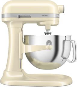 KitchenAid keukenmachine - Artisan - In hoogte verstelbare kom - 375 W - 11 snelheden - 3 RVS accessoires - 5,6L - Amandel — thumbnail 1