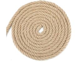 Jute Touw van 10 Meter voor DIY Creatieve Projecten, Tuinieren en Ambachten - 12MM Dikte