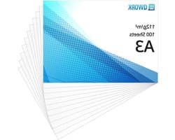 100 vellen afdrukbaar traceerpapier A3 - 112g/m² - ideaal voor knutselen, naaien en architectuurprojecten