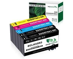 Inkjet Cartridges - Printerinkt Multipack - Thuisprinten Documenten - Hoge Capaciteit - 5 Stuks - Meerdere Kleuren