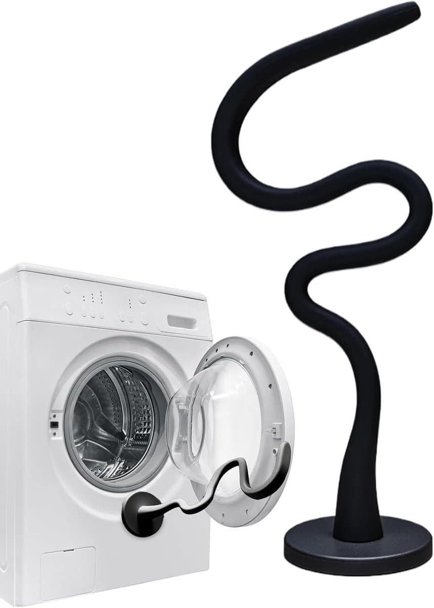 Wasmachine Deurstopper - Magnetische Deurhouder - Apparaten Ventileren - Stabiele Magnetische Basis - 16 x 10 x 3 cm - Grijs — afbeelding 1