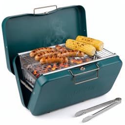 Lomera Opvouwbare Barbecue - Houtskool BBQ - Draagbare BBQ - Tafelbarbecue - Camping Barbecue - Koffer Barbecue - Inklapbare BBQ - Mini Barbecue - Picknick Barbecue - Meeneem Barbecue - Houtskoolbarbecue — thumbnail 1
