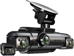 Dashcam 4 Lens - Auto Camera DVR - Veilig Rijden - 360 Graden Opname - Full HD 1080P - Zwart — thumbnail 1