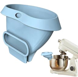 Baktrechter Keukenmachine - Spatvrije Vultrechter - Ingrediënten Vullen - Vaatwasserbestendig - 4.5 en 5 Liter - Blauw — thumbnail 1