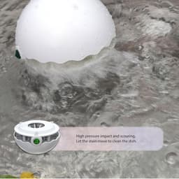 Mini Afwasmachine - Draagbare Reiniger - Snel Afwassen - Vortex Reinigingstechnologie - 23 cm Hoog - Wit — thumbnail 3