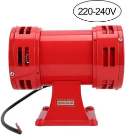 – Elektrisch alarm van 150 dB – Voeding van 220-240 volt – Hogesnelheidsmotor van 10.000 tpm – Geschikt voor industriële beveiligingssystemen — thumbnail 1