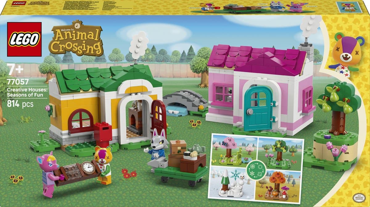 LEGO Animal Crossing - Creatieve huizen: seizoenenlang plezier Constructiespeelgoed — afbeelding 1