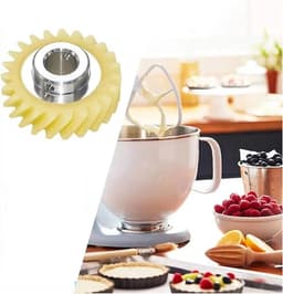 Mixerreparatieset - Motorborstel Tandwiel - Apparaatonderhoud - Directe Vervanging - 10x10x10 cm - Zwart Geel — thumbnail 3