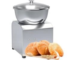Deegmenger - Keukenmachine - Deeg Kneden - Professionele Spiraalmenger - 3kg Kom - Zilver