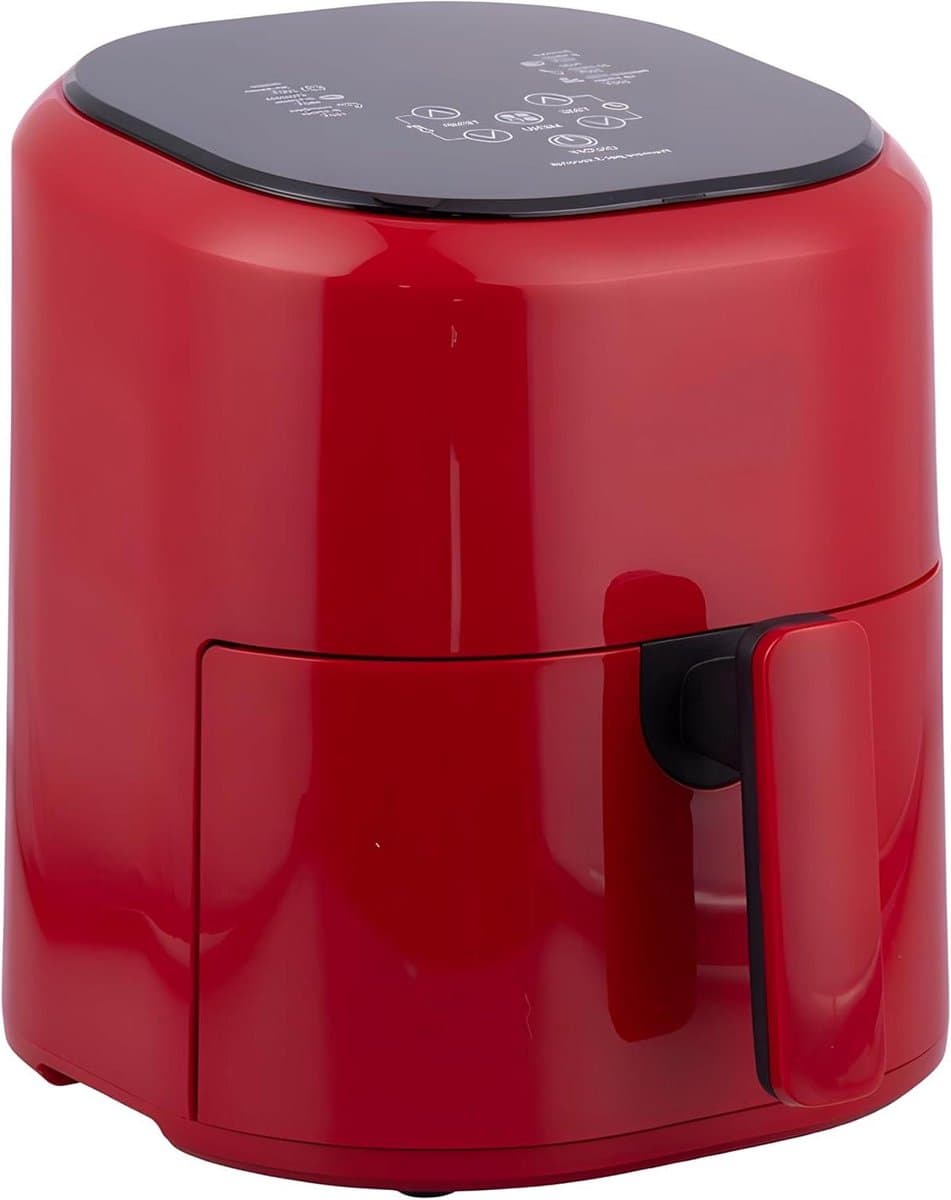 Heteluchtfriteuse - Airfryer - Gezond Koken - 10 Programma's Touch Display - 5 Liter - Rood — afbeelding 1