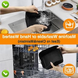 Set van 28 Accessoires voor Airfryer, Inclusief Siliconen Mallen, Grillrooster en Bakvormen voor Gezond Koken — thumbnail 3