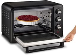 RVV® Heteluchtoven - Oven - Airfryer Oven - Zilveren Rand - - Zwart- 32cm x 47cm x 30cm — thumbnail 9