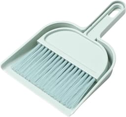 Mini Stoffer Blik - Kleine Veegset - Bureau Schoonmaken - Zachte Borstelharen - 20.5 cm - Blauw — thumbnail 4