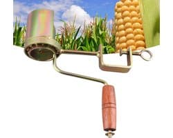 Maïs Ontsteelmachine - Maïs Schillen - Maïs Bereiden - Hand Crank Bediening - 480g - Zilver