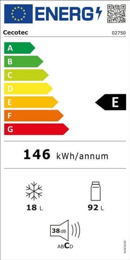 Cecotec Bolero CoolMarket TT Origin Vrijstaand 110 l Groen — thumbnail 2