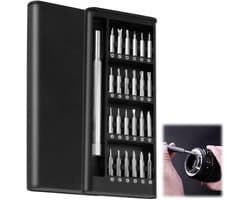 Brenzoos - Precision Screwdriver Set - 24 S2 Bits - Ergonomisch en veelzijdig - Mini tool voor reparaties - Geschikt voor smartphones en laptops - G..