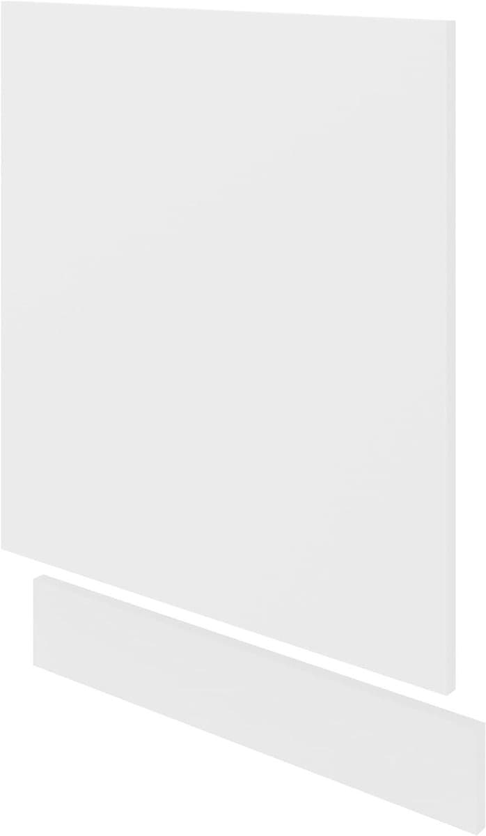 VCM Voorpaneel keukenmeubel vaatwasser vaatwasser afwasmachine front kitchenette keuken Esilo 60, wit — afbeelding 1