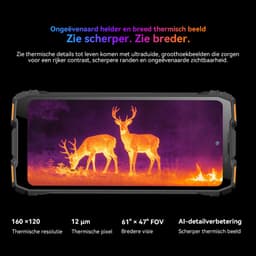 Blackview ROCK 3 - Robuuste Smartphone - 4G - 24GB RAM - 256GB ROM - 6.78inch 120Hz - 10000mAh Robuuste Telefoon - Android 16 - NFC - GPS - Oranje — thumbnail 9