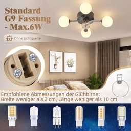Plafondventilator met Verlichting – LED Plafondlamp met Ventilator – 6 Snelheden – Dimbaar 3000K–6000K – Afstandsbediening – Timer – Zomer & Winterstand – Slaapkamer / Woonkamer / Keuken — thumbnail 4