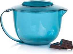 MicroCook Kan - Magnetron Kan - Eten Opwarmen - Hittebestendig Kunststof - 1 Liter - Turquoise — thumbnail 1