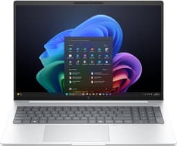 HP EliteBook 8 G1i Next Gen AI Wolf Pro Security Edition Copilot+ PC Intel Core Ultra 7 256V Laptop 40,6 cm (16") WUXGA 16 GB LPDDR5x-SDRAM 512 GB SSD Wi-Fi 7 (802.11be) Windows 11 Pro Zilver — thumbnail 1